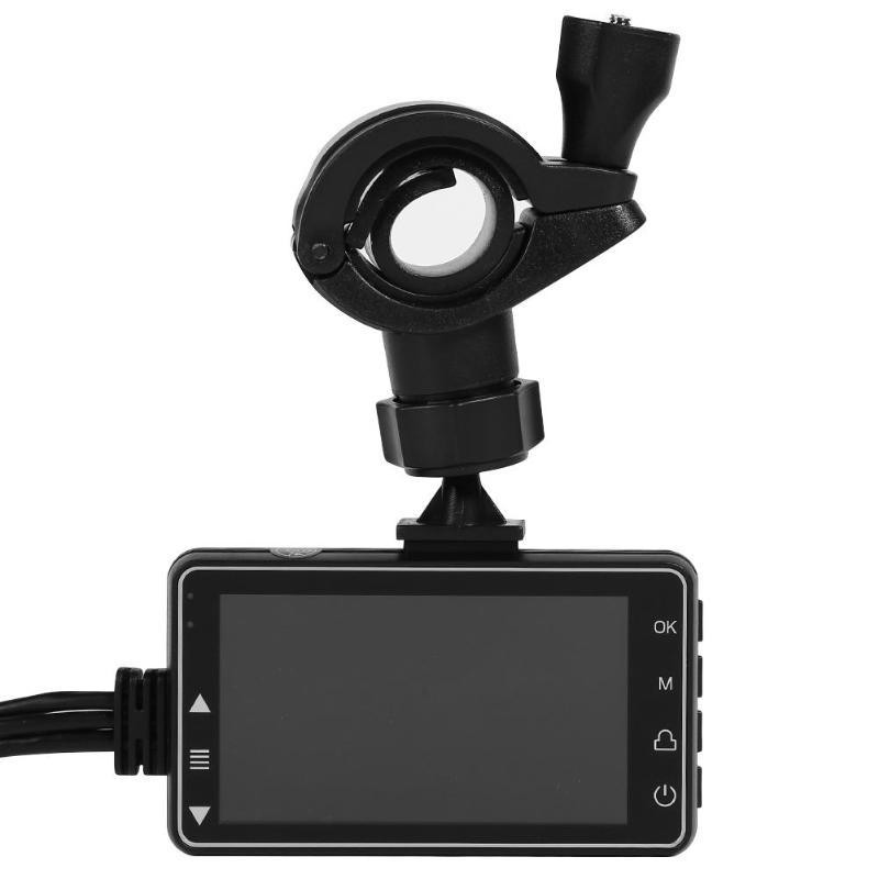 Full HD Motorcycle Driving Recorder with Front & Rear Camera