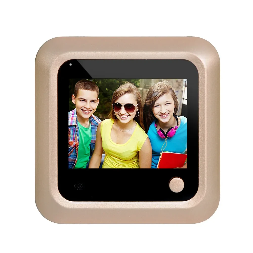 Hidden Smart Peephole Door Camera with Anti-Theft Security