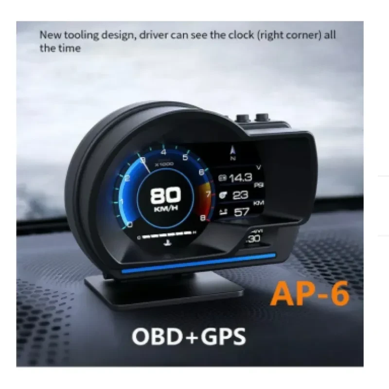 GPS Head-Up Display with Speed, Water Temp & Turbo Monitoring