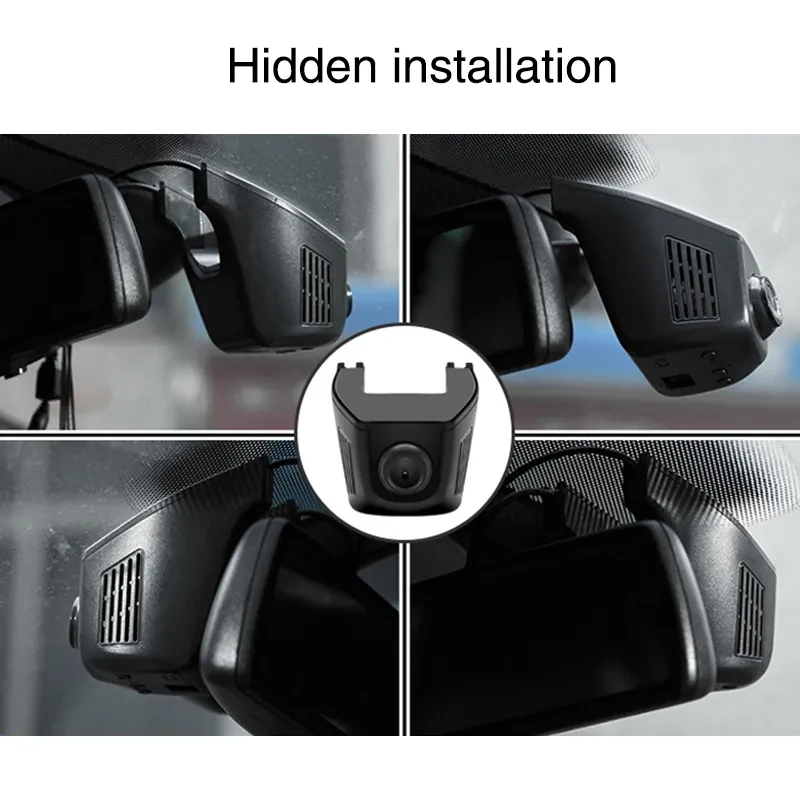 Hidden 1080P WiFi Car Camera with Dual Lens, Night Vision & App Control