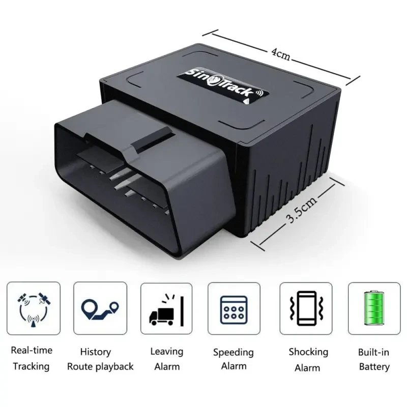 16-PIN OBD Car Tracker – Plug & Play GPS Device with Wire Kit