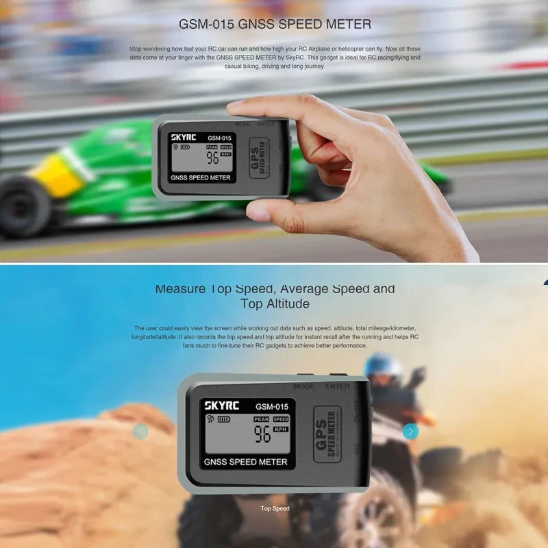 GSM-015 GNSS Speedometer – GPS & GLONASS Logger with 10Hz Refresh