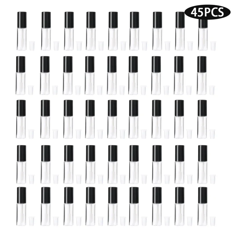 45pcs 1.2ml Mini Lip Gloss Tubes