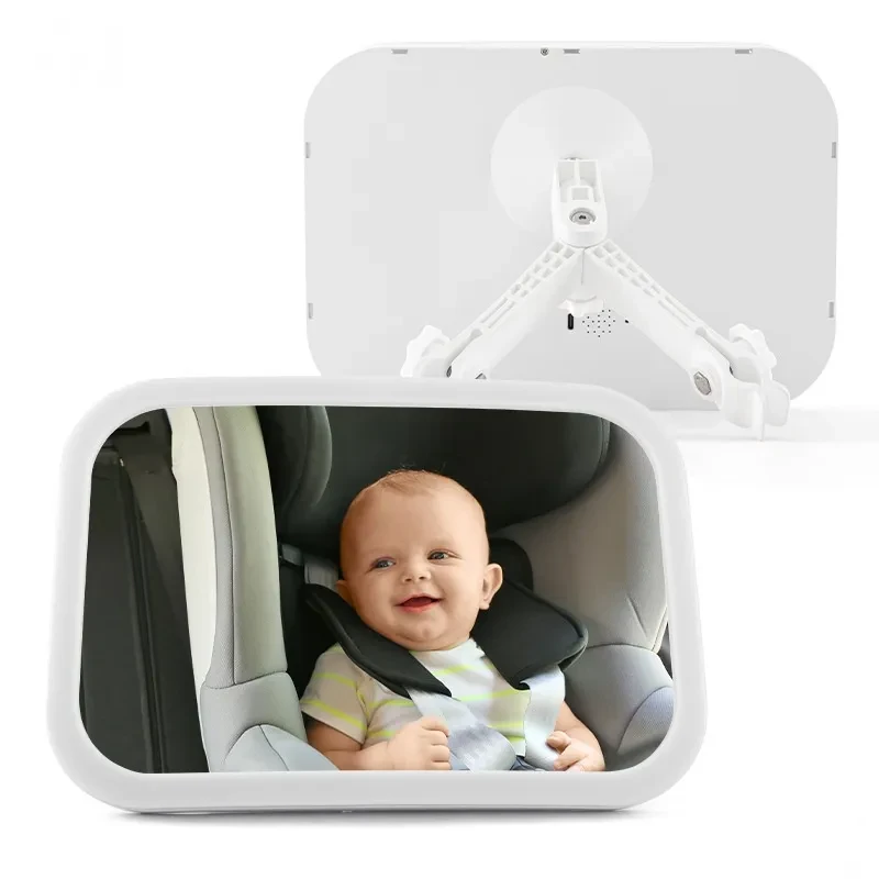 Voice Wake-up Car Rearview Mirror – Child Safety Sight Glass