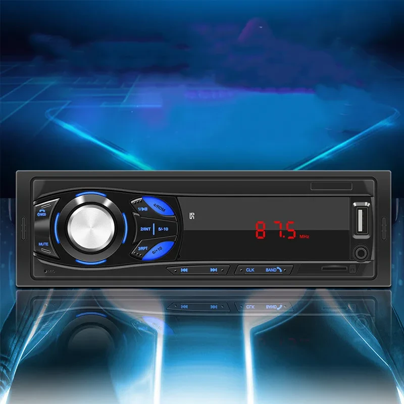 Single-Spindle Car MP3 Player – Bluetooth Stereo with LED Display