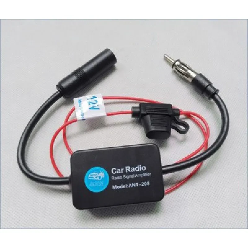 12V Car FM Radio Antenna Booster with Signal Amplifier