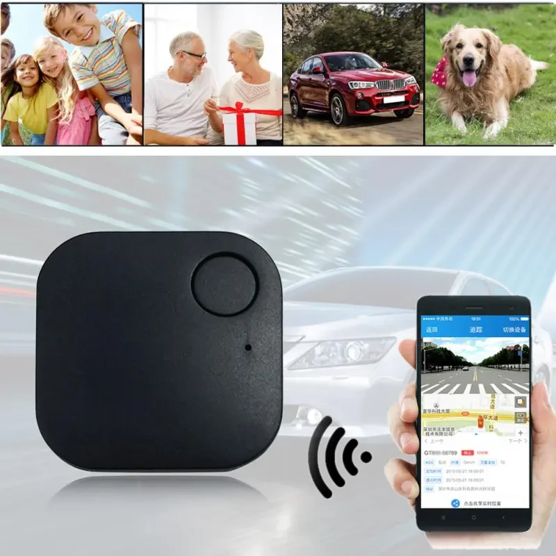 ABS Square Smart Locator Patch – Anti-Lost Device with Alert