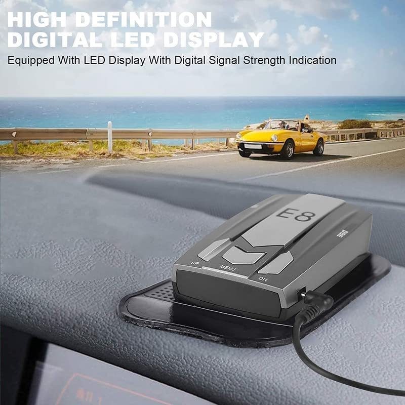 E8 Car Radar Speed Detector β Full Band Flow Velocimeter 12V