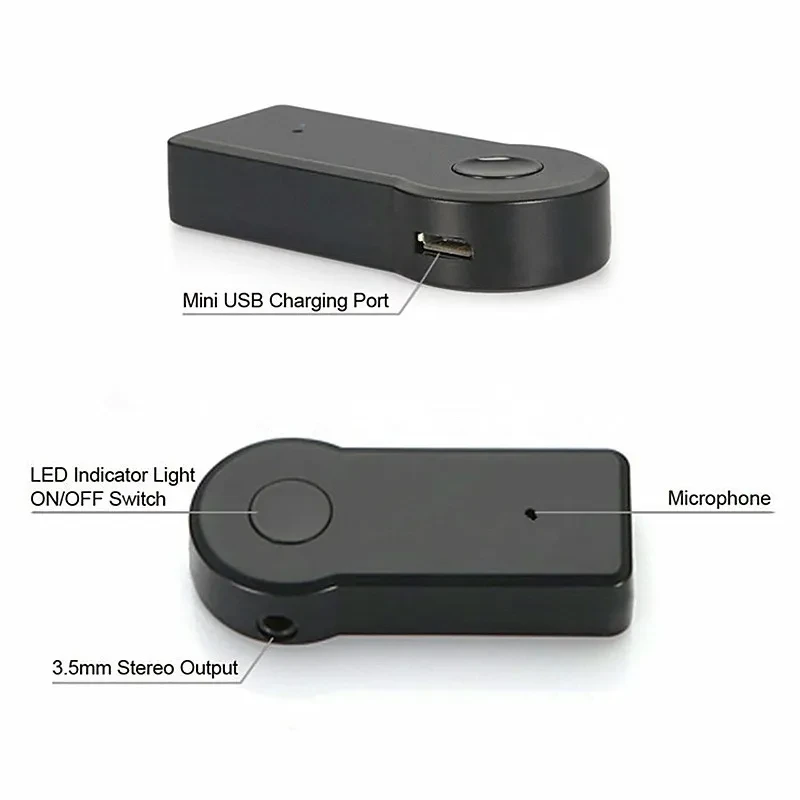 TuneMate Car Bluetooth AUX Dongle – Compact Wireless Audio Receiver