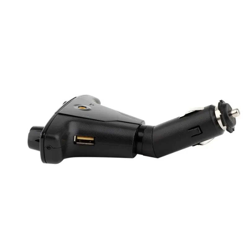 Vintage Bluetooth 5.0 Car FM Transmitter – MP3 Player with Dual USB & AUX Support
