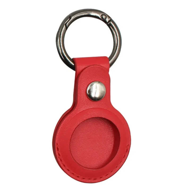 Leather AirTag Keychain Case β Anti-Lost Tracker Protective Cover