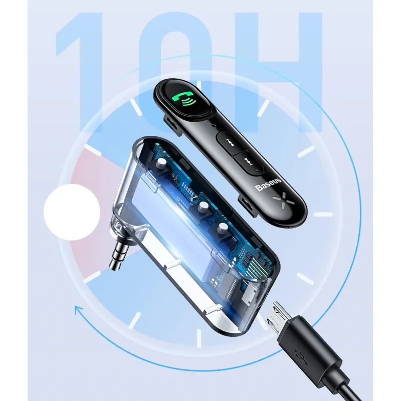 Amio Bluetooth 5.0 AUX Receiver – Wireless Car Audio Adapter