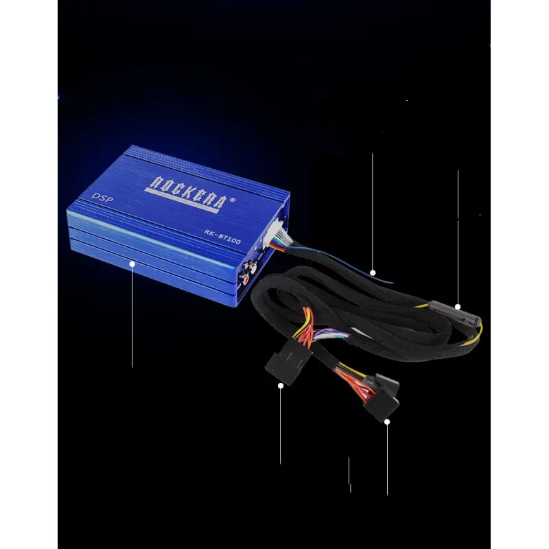 4-Channel Car Audio Amplifier – DSP Processor with 31-Band EQ