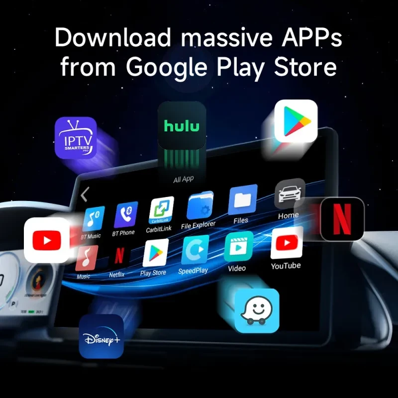 SmartDrive Wireless CarPlay AI Box – Original Car Wired to Android