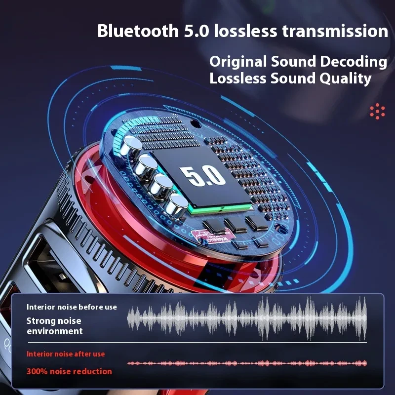 DriveBeat Pro Wireless Car Audio Hub – FM Transmitter & Lossless Sound