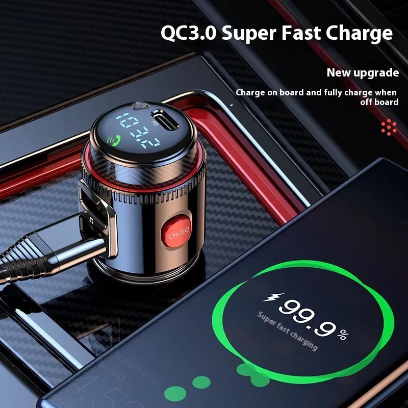 DriveBeat Pro Wireless Car Audio Hub – FM Transmitter & Lossless Sound