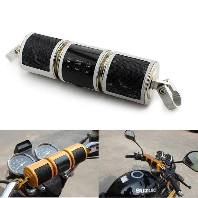 Motorcycle Handlebar Bluetooth Stereo – LED Screen, FM & MP3 Player