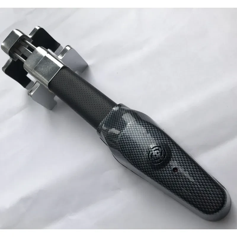 High-Security Steering Wheel Lock with Keys & Alarm System