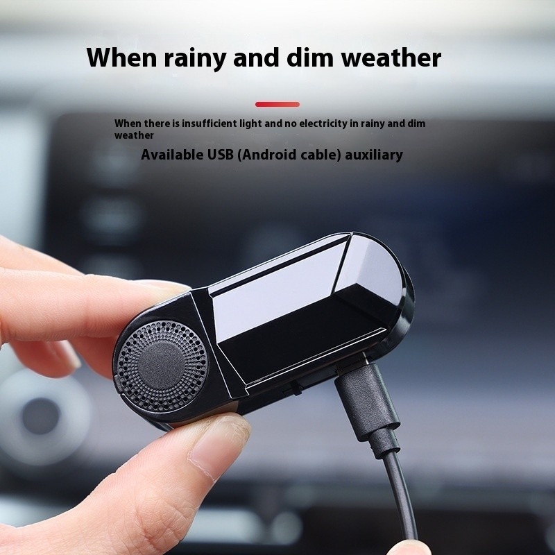 Car Solar Warning Light with Aromatherapy | LED Safety & Freshener