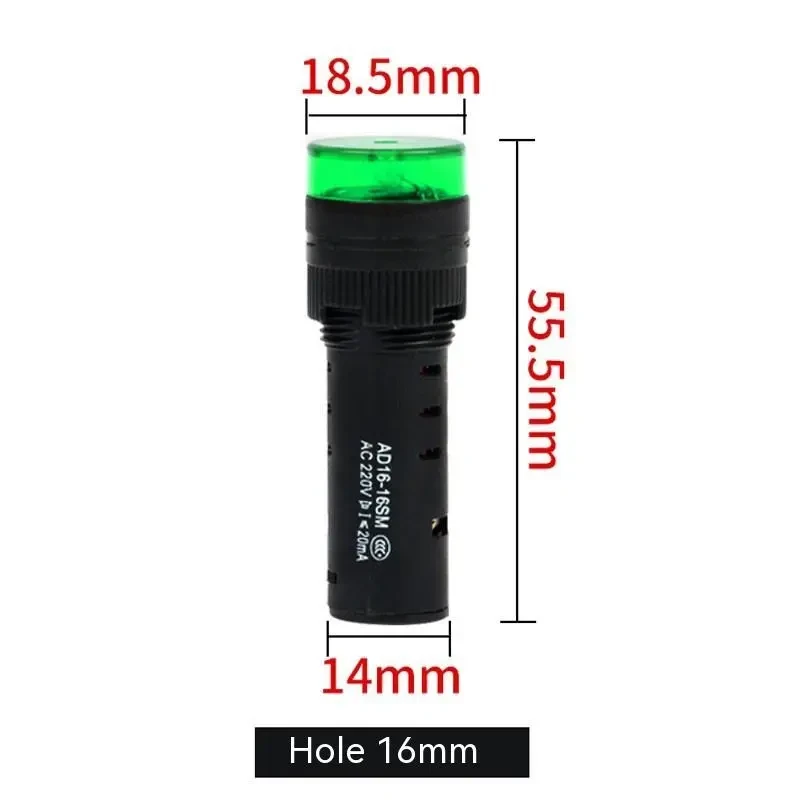 LED Flashing Sound & Light Buzzer | 22mm Alarm Indicator