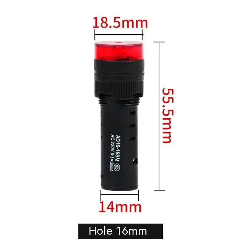 LED Flashing Sound & Light Buzzer | 22mm Alarm Indicator