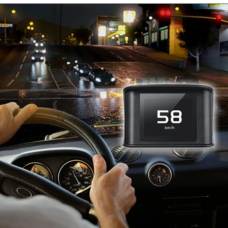 Smart Car Monitor HD LCD Screen | Universal GPS Head-Up Display