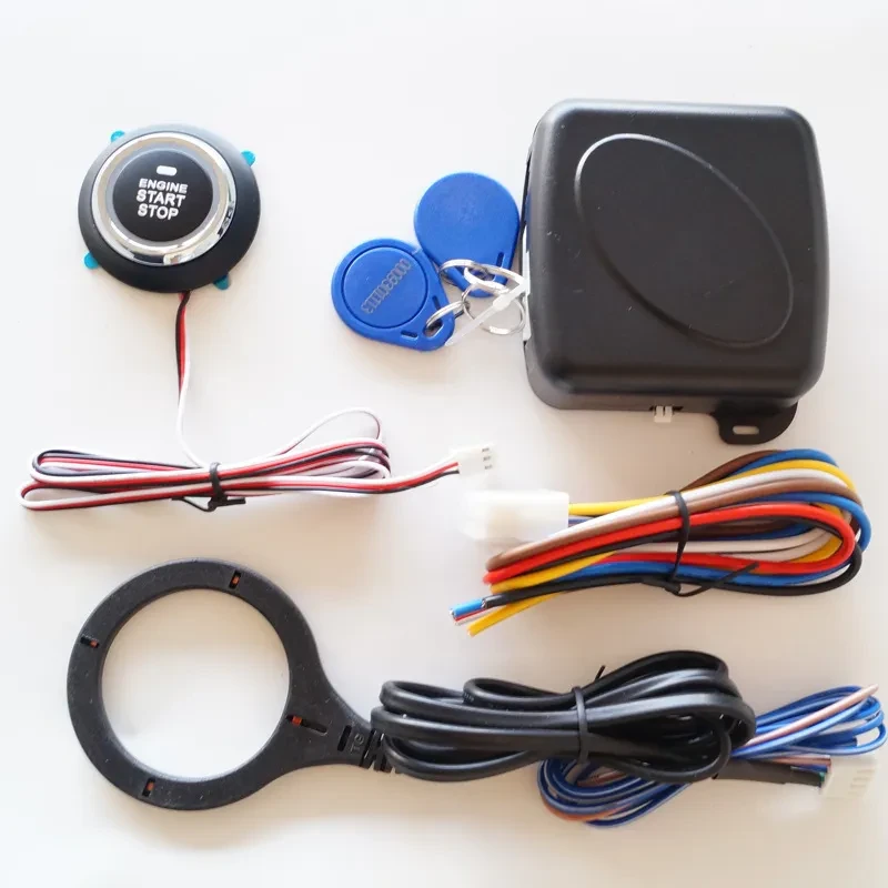 12V Car One-Key Start System | RFID Anti-Theft Ignition Kit