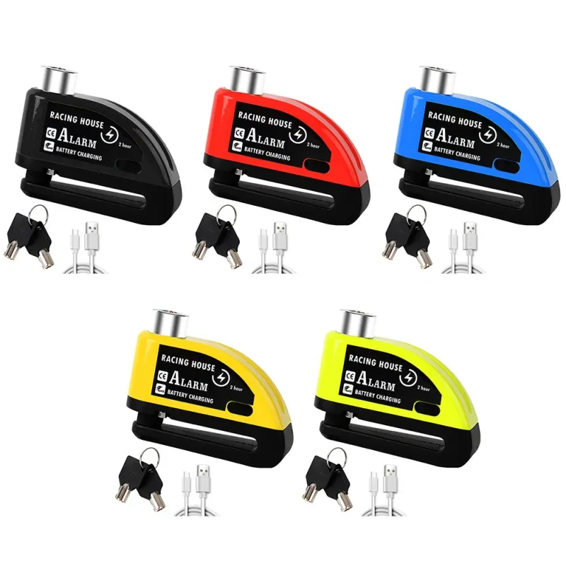 Metal Anti-Theft Disc Lock | Waterproof Alarm for Bikes, Scooters & E-Bikes