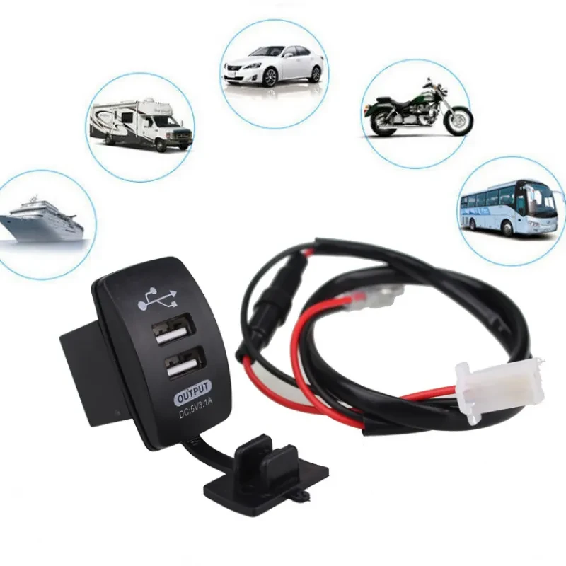 3.1A USB Car Charger | Universal Fast Charging for Cars & Motorcycles