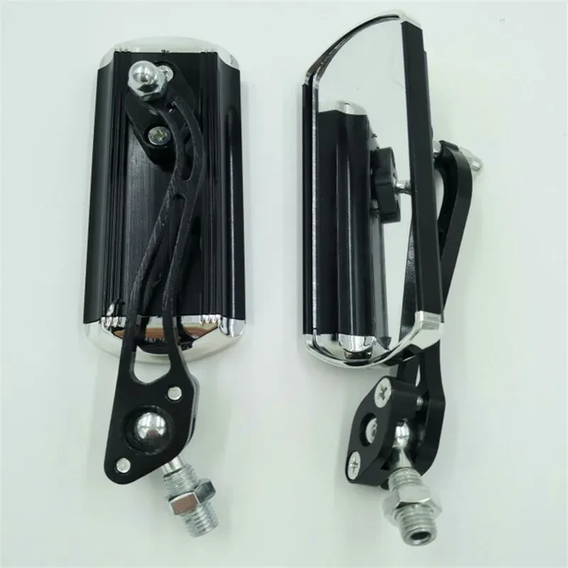 CycloView Aluminum Bicycle Handlebar Mirror β Rear Safety Accessory