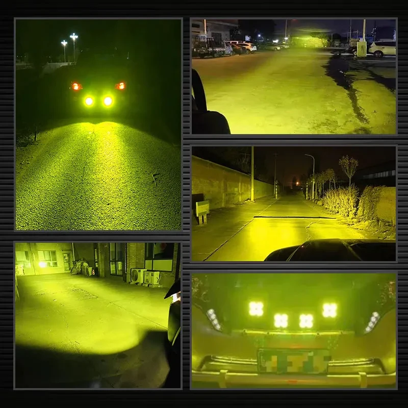RuggedBeam LED Square Off-Road Spotlight – Truck & Car Lighting