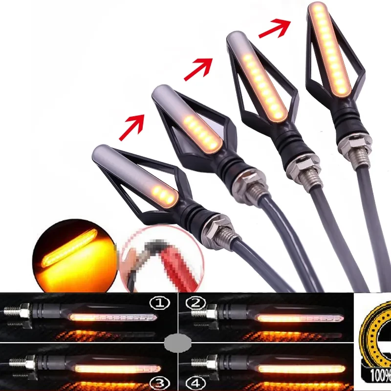 FireArrow LED Motorcycle Turn Signal β Flowing Brake & Indicator Light