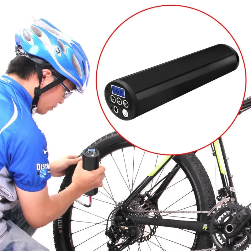 Smart Auto Inflator Pump with Digital Display & Portable Air Cylinder