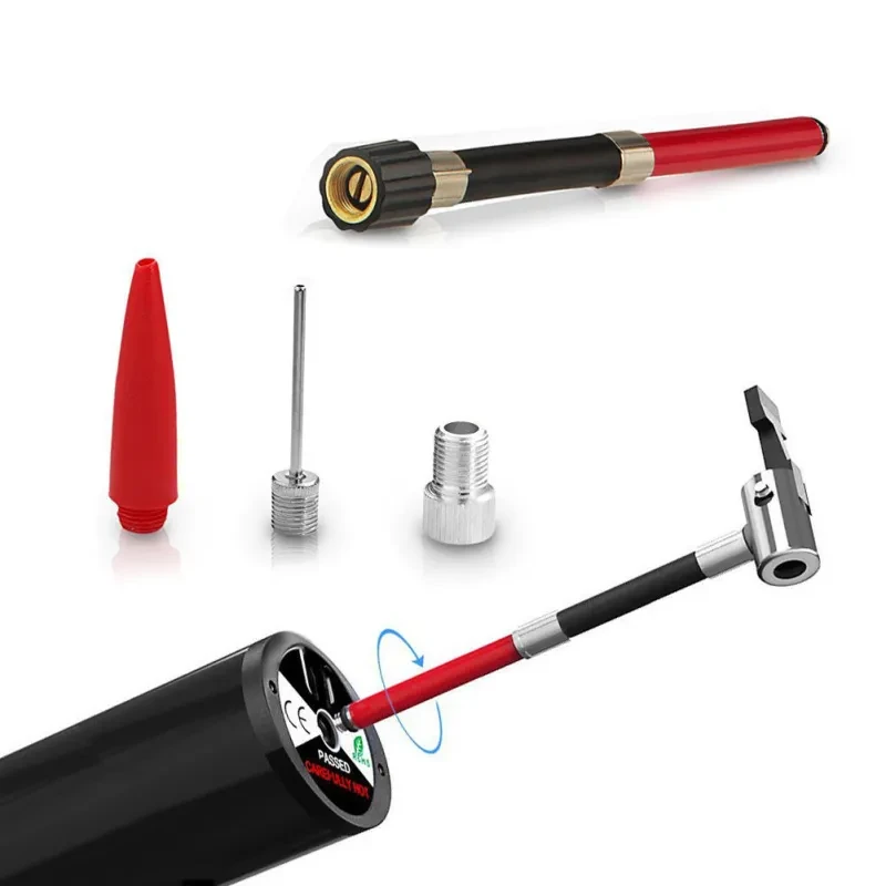 Smart Auto Inflator Pump with Digital Display & Portable Air Cylinder