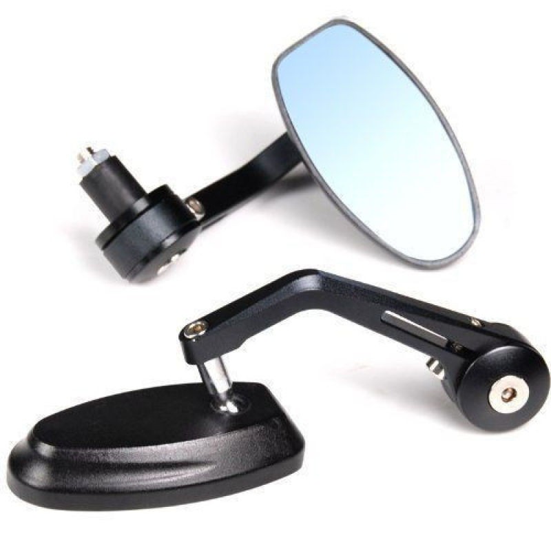 RiderVision Aluminum Motorcycle Handlebar Mirror β Universal Rearview