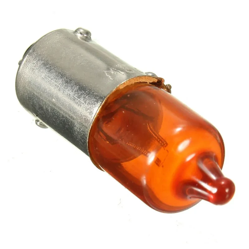AmberGlow 12V Mini Bulbs – BA9S Base Quartz Motorcycle Light Set