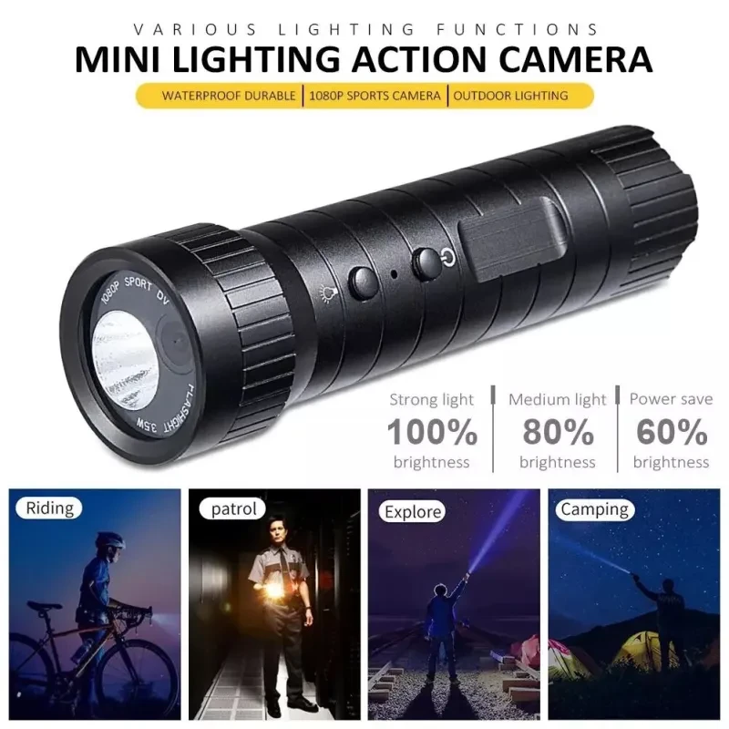 AquaShot HD 1080P Sports Cam – Waterproof Wide-Angle Mini Recorder