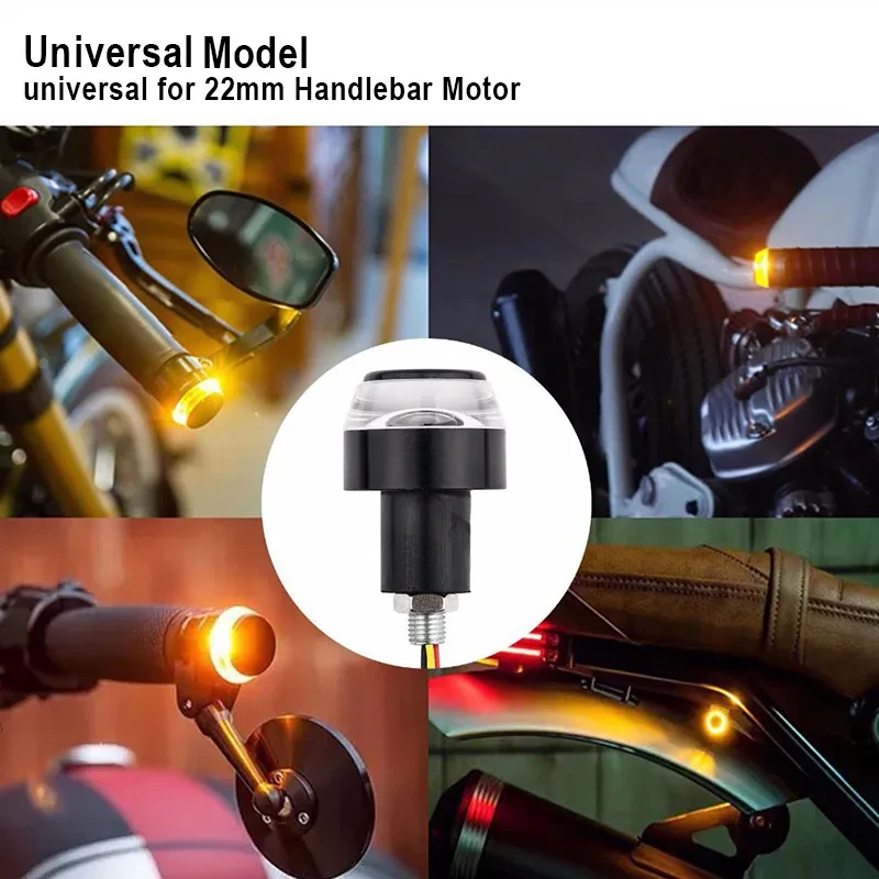 Olmeo Dual-Color LED Handlebar Turn Signal – Suzuki Gixxer Compatible