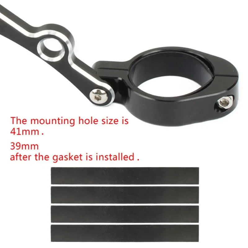Universal Motorcycle Headlight Mount Bracket – 39/41mm Fork Clamp