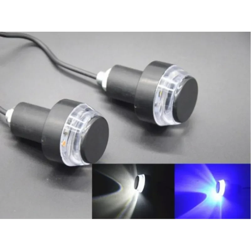DualGlow 12LED Motorcycle Handle Turn Signal β Two-Color Indicator