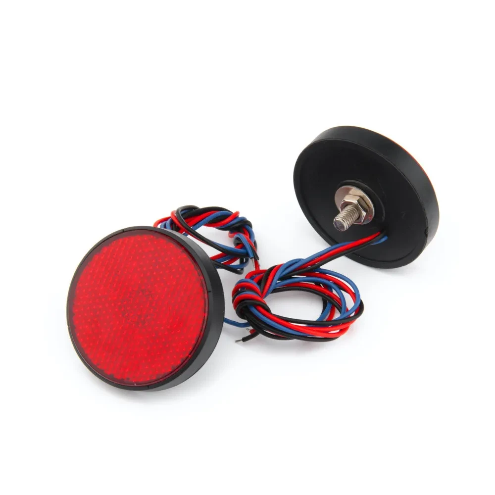 Round Lattice 24LED Motorcycle Brake & Turn Signal Light