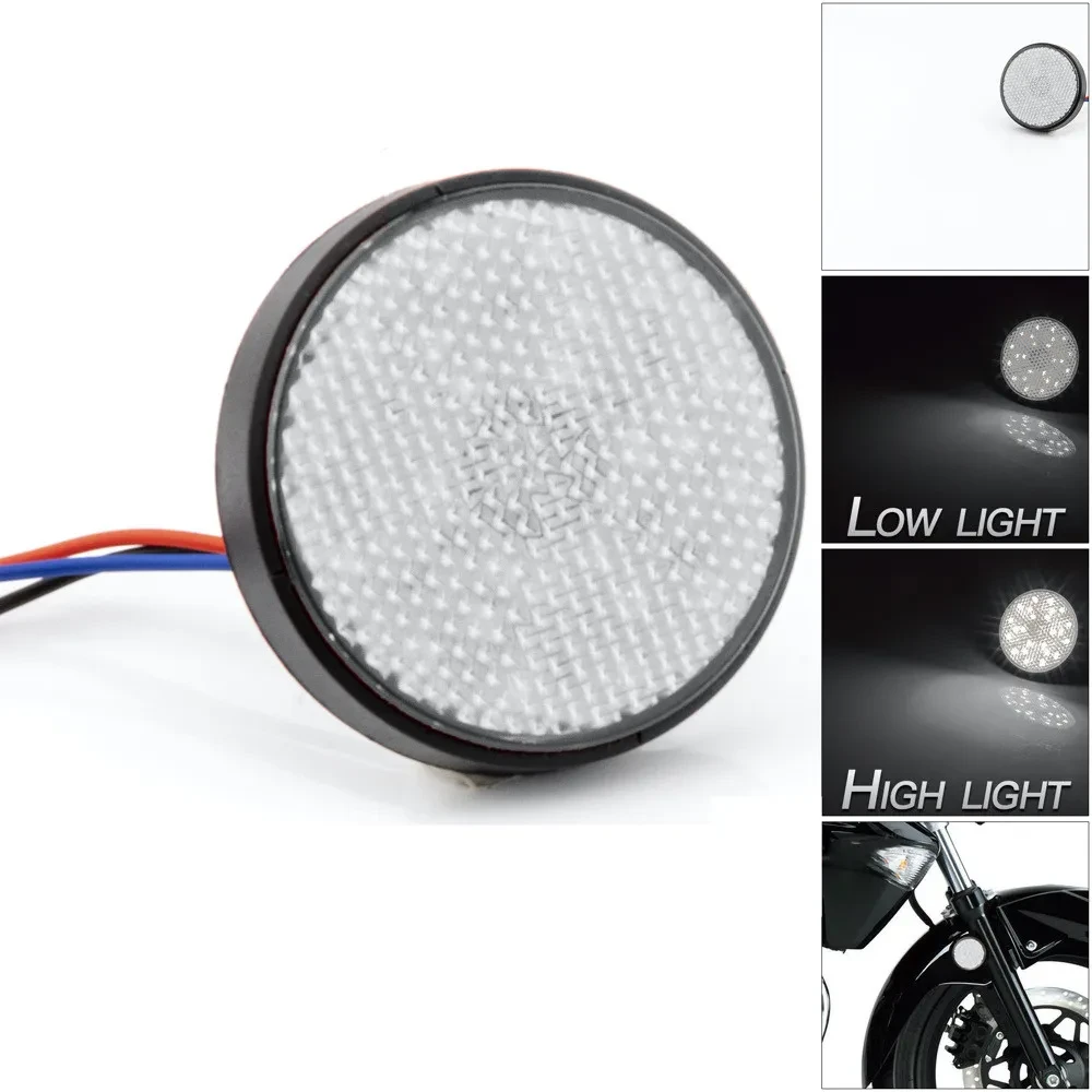 Round Lattice 24LED Motorcycle Brake & Turn Signal Light