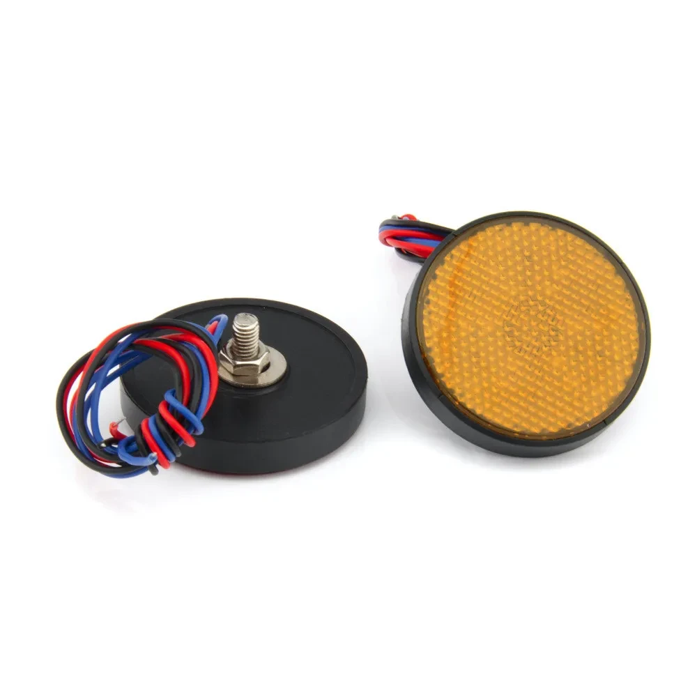 Round Lattice 24LED Motorcycle Brake & Turn Signal Light