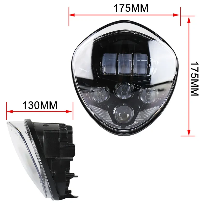 MotoLume Dual Function LED Headlight β High & Low Beam