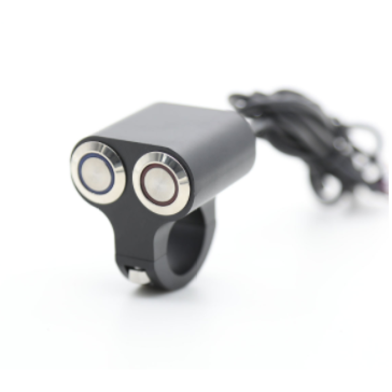Multi-Mode Motorbike Lamp Button – Lock & Non-Lock Switch