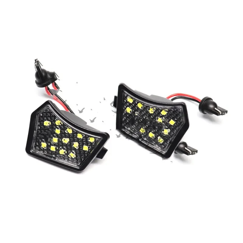 Volvo & Jaguar LED Under-Mirror Floor Lights | Crystal White
