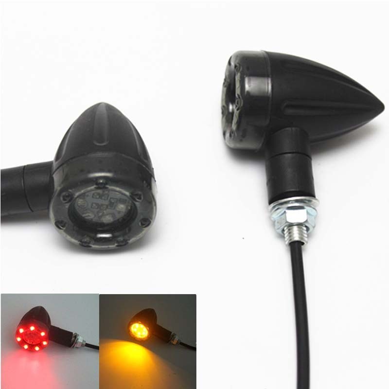 StreetRider 6LED Turn Signal | Universal Dual-Color Bike Lights