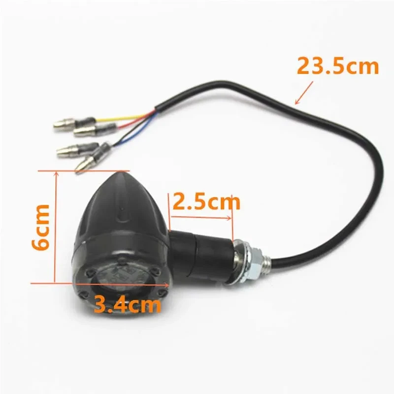 StreetRider 6LED Turn Signal | Universal Dual-Color Bike Lights