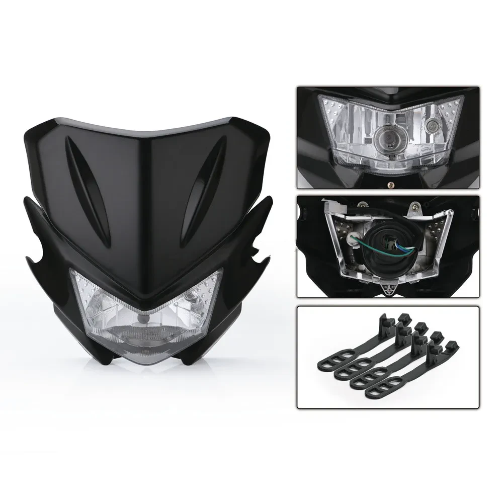 SPEEDPARK Universal Dirt Bike Headlight | Motorcycle Fairing Lamp