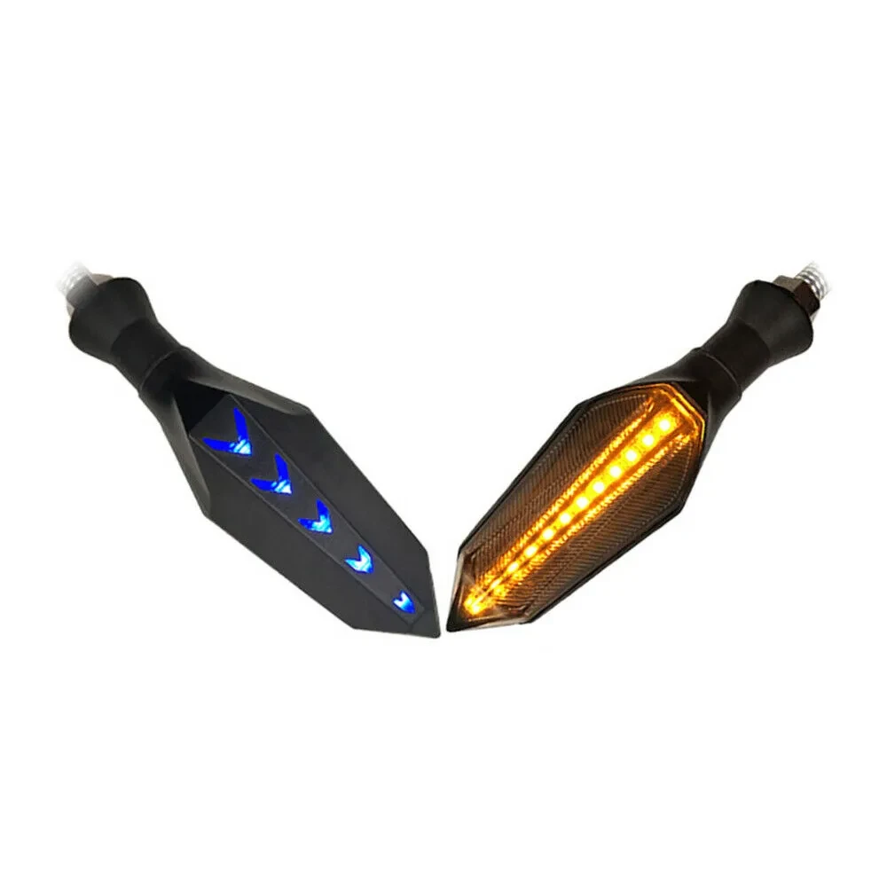 MotoGlow Motorcycle LED Flowing Arrow Lights | Dual-Color ABS Indicators